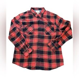 Men’s Roebuck & Co. plaid button down long sleeve shirt. NWOT Size XL